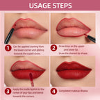 2-in-1 Lip Gloss & Liner Set — Define, Fill & Shine in One Step