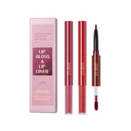2-in-1 Lip Gloss & Liner Set — Define, Fill & Shine in One Step
