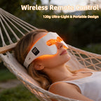 LED Eye Glow Massager — Red & Blue Light Therapy for Dark Circles & Puffiness