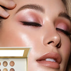 Metallic Multi-Function Makeup Palette — Eyeshadow, Highlight & Contour