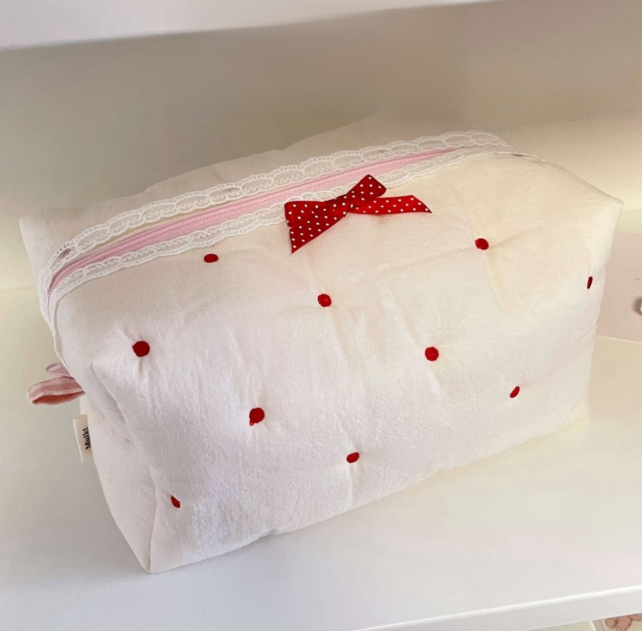 Quilted Cosmetic Storage Bag
