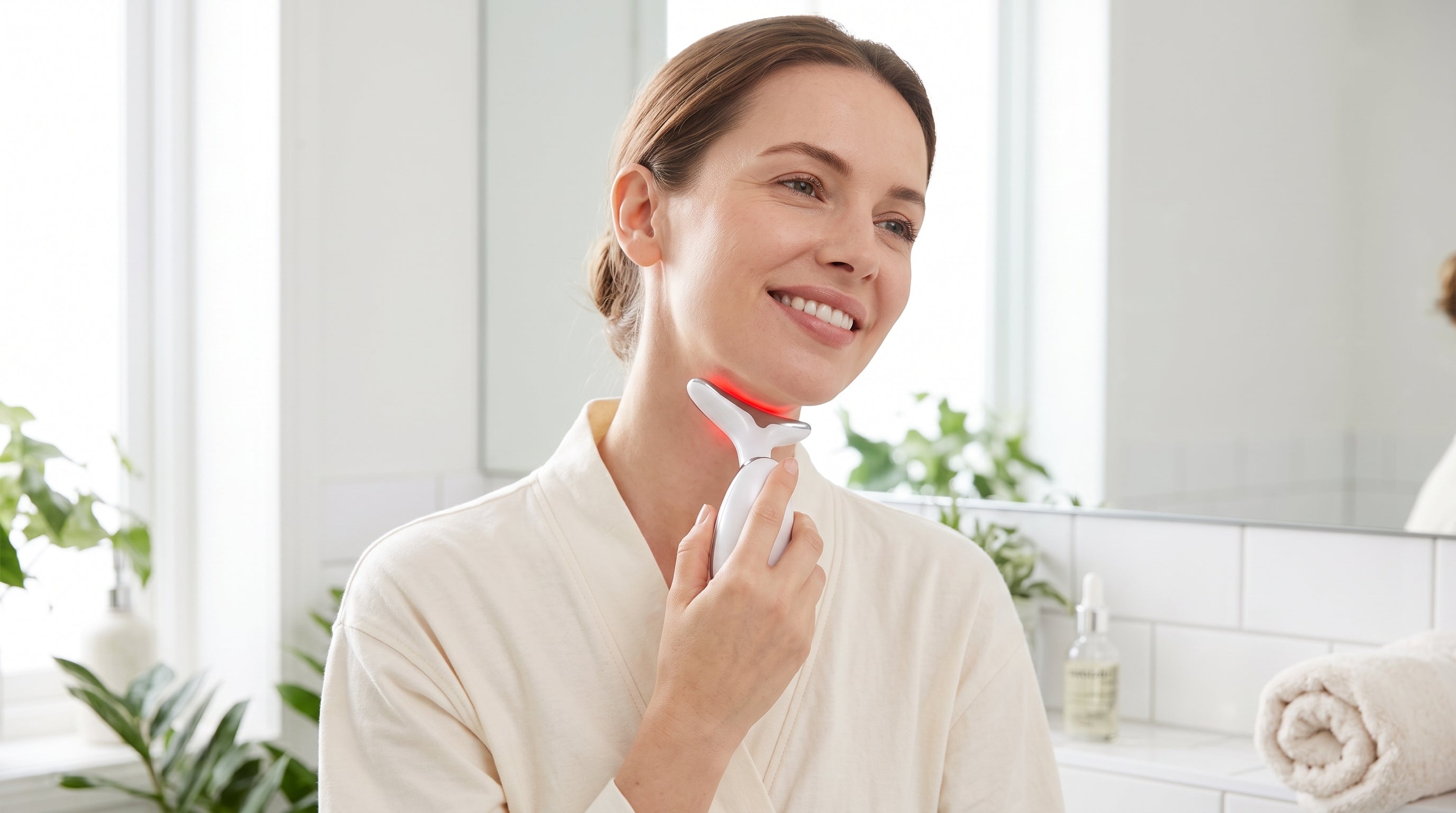 Neck Beauty Massager with Sonic Vibration — Relax, Refresh & Relieve Neck Tension