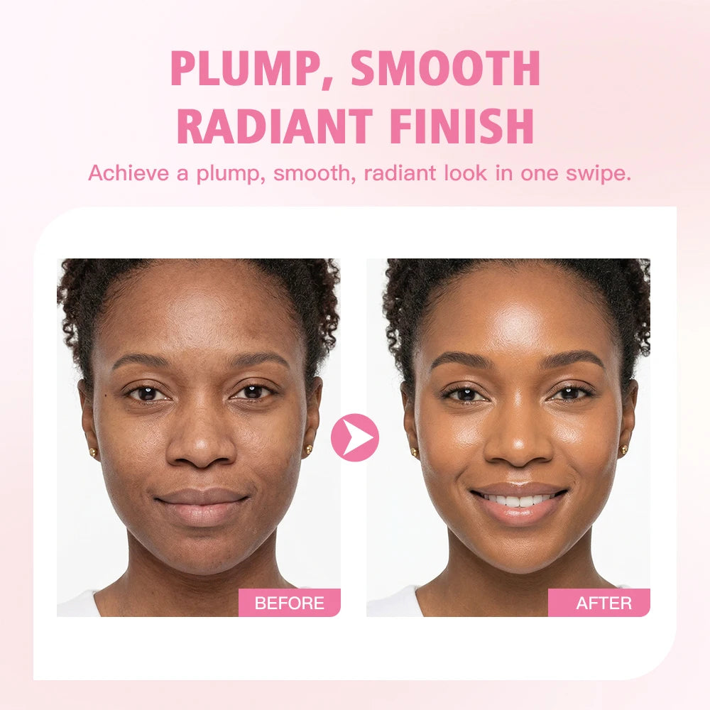 PDRN Pink Collagen Volume Multi Balm Fast Absorbing Smooth & Plump Face Skin Portable Collagen Stick Suitable For All Skin Types