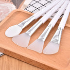 4-Piece Silicone Facial Mask Brush Set — Professional Mud & Cream Applicators