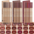 6-Piece Velvet Matte Lip Liner Set — Long-Lasting, Non-Drying Formula