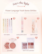 8-Piece Complete Beauty Makeup Set — Lipstick, Concealer, Eyeshadow, Brow & Blush