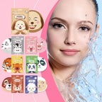 Cute Cartoon Animal Hydrating Sheet Mask — Deep Moisture for Glowing Skin