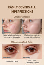 Hydrating Eye Brightening Concealer & Contour Cream — Full Coverage, Long Lasting