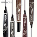 6-Colour Waterproof Eyebrow Pen — 4-Point Split Tip for Natural Brow Strokes