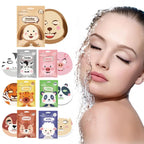 Cute Cartoon Animal Hydrating Sheet Mask — Deep Moisture for Glowing Skin