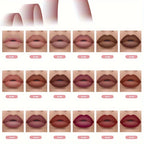 6-Piece Velvet Matte Lip Liner Set — Long-Lasting, Non-Drying Formula