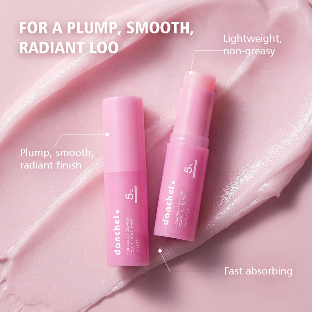 Danchel PDRN Pink Collagen Plumping Balm — Instant Glow &amp; Hydration Stick