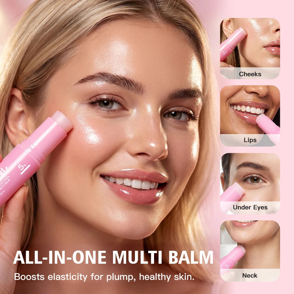 Danchel PDRN Pink Collagen Plumping Balm — Instant Glow &amp; Hydration Stick