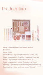 8-Piece Complete Beauty Makeup Set — Lipstick, Concealer, Eyeshadow, Brow & Blush