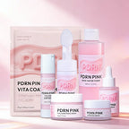 PDRN Pink Skincare Set — Salmon DNA Collagen Vita Mask for Lift, Firm & Glow