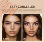 Hydrating Eye Brightening Concealer & Contour Cream — Full Coverage, Long Lasting