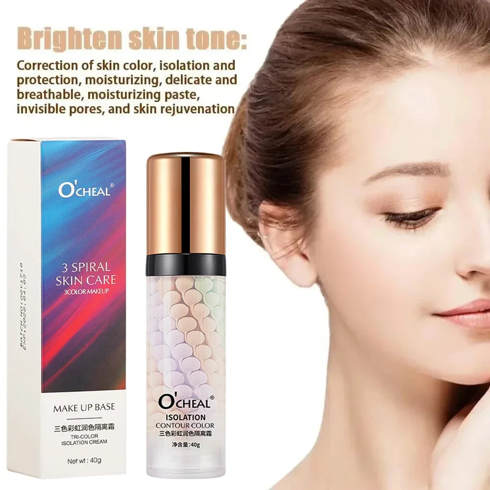 Makeup Primer Breathable BB Cream Not Sticky Face Foundation Intensive Moisturizes Provide Deep Moisture Helps Brighten Skin