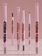 2-in-1 Waterproof Eyebrow Pencil — 5 Colours, Professional Tattoo Brow Pen