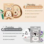 Cute Cartoon Animal Hydrating Sheet Mask — Deep Moisture for Glowing Skin