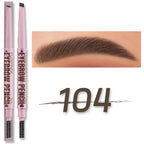 2-in-1 Waterproof Eyebrow Pencil — 5 Colours, Professional Tattoo Brow Pen