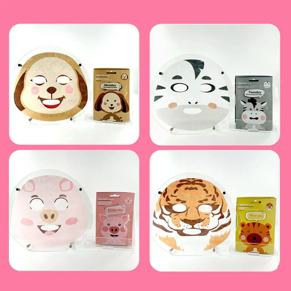 Cute Cartoon Animals Facial Mask Moisturizing Hydrating Mask Deep Moisturizing Tender Skin Mask Facial Skin Care