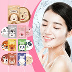 Cute Cartoon Animal Hydrating Sheet Mask — Deep Moisture for Glowing Skin