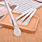 4-Piece Silicone Facial Mask Brush Set — Professional Mud & Cream Applicators