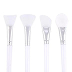 4-Piece Silicone Facial Mask Brush Set — Professional Mud & Cream Applicators