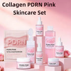 PDRN Pink Skincare Set — Salmon DNA Collagen Vita Mask for Lift, Firm & Glow