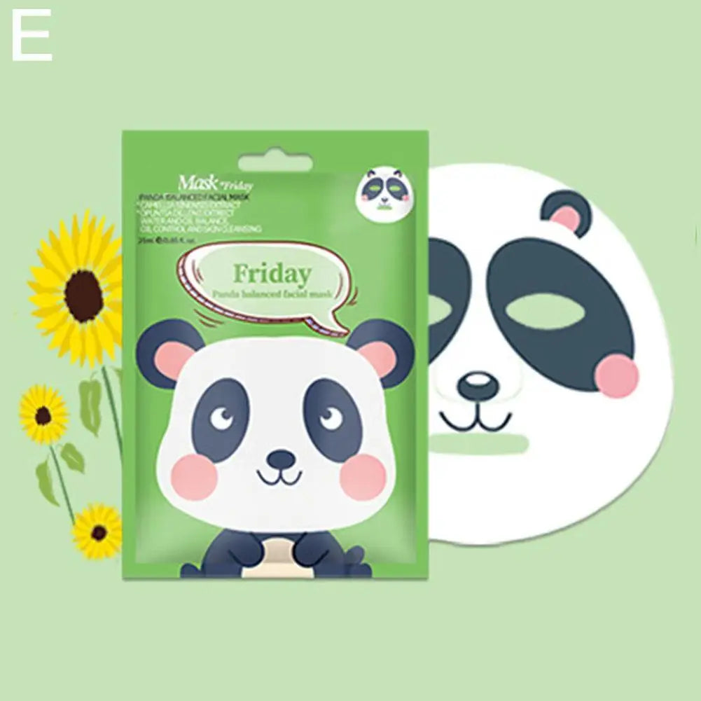 Cute Cartoon Animals Facial Mask Moisturizing Hydrating Mask Deep Moisturizing Tender Skin Mask Facial Skin Care