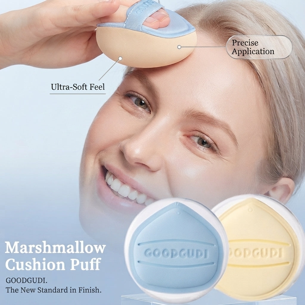 Marshmallow Air Cushion Foundation — Lightweight Full Coverage with Dewy Finish