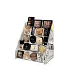 Stackable Cosmetic Organizer — Clear Desktop Storage for Makeup & Skincare